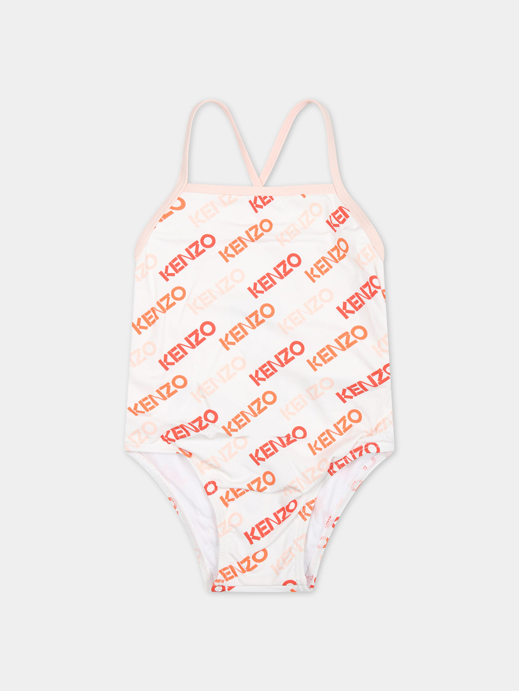 Swimsuit for baby girl with logo